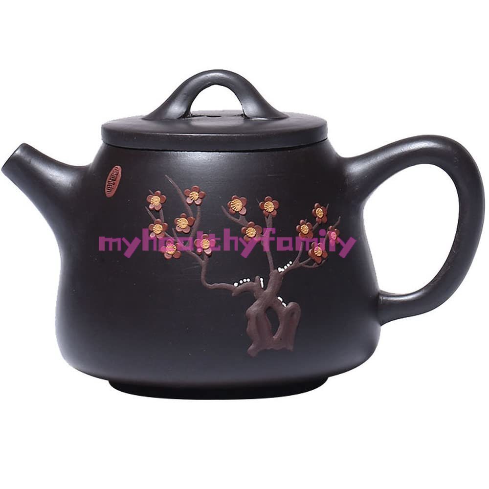 220ml Purple Clay Plum Blossom Pattern Teapot Tea Set Kung Fu Tea Ceremony