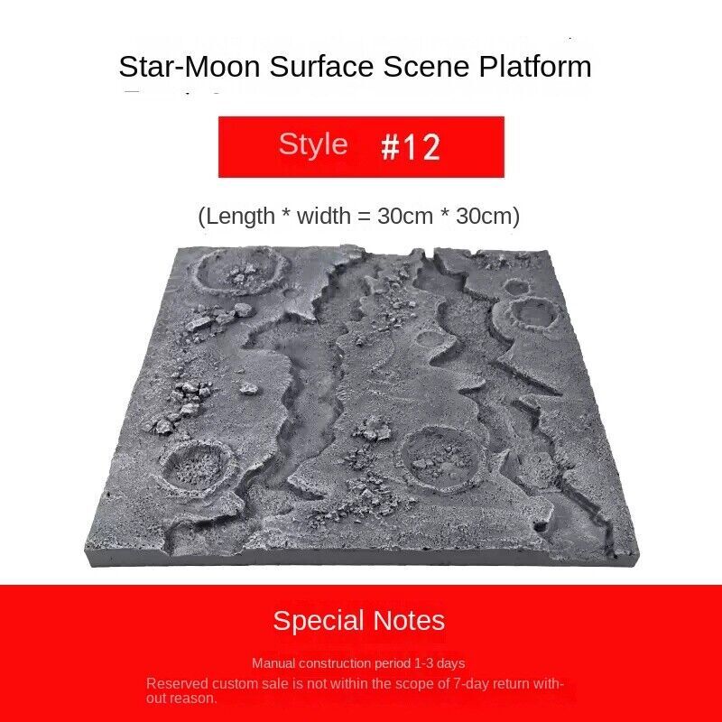 Platform Moon Model Moon Planet Landscape Finished Scene Display Props