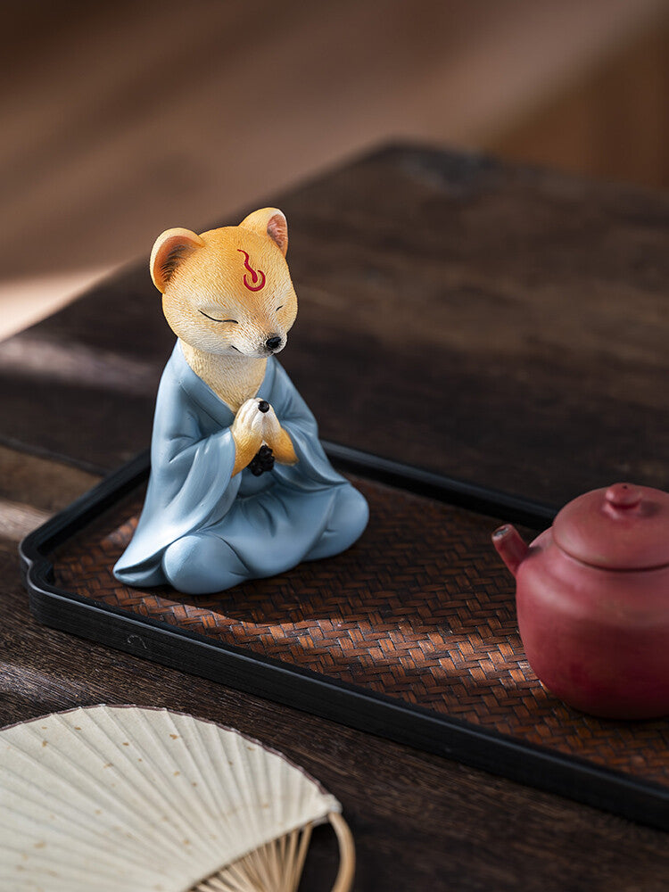 Weasel Figure Decoration Office Home Tabletop Offering Decoration Gift Tea Pet