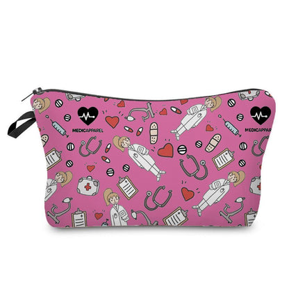 Cosmetic Bags Printed Makeup Bag Small Toiletry Bag Storage Purses 2*22*13.5 CM