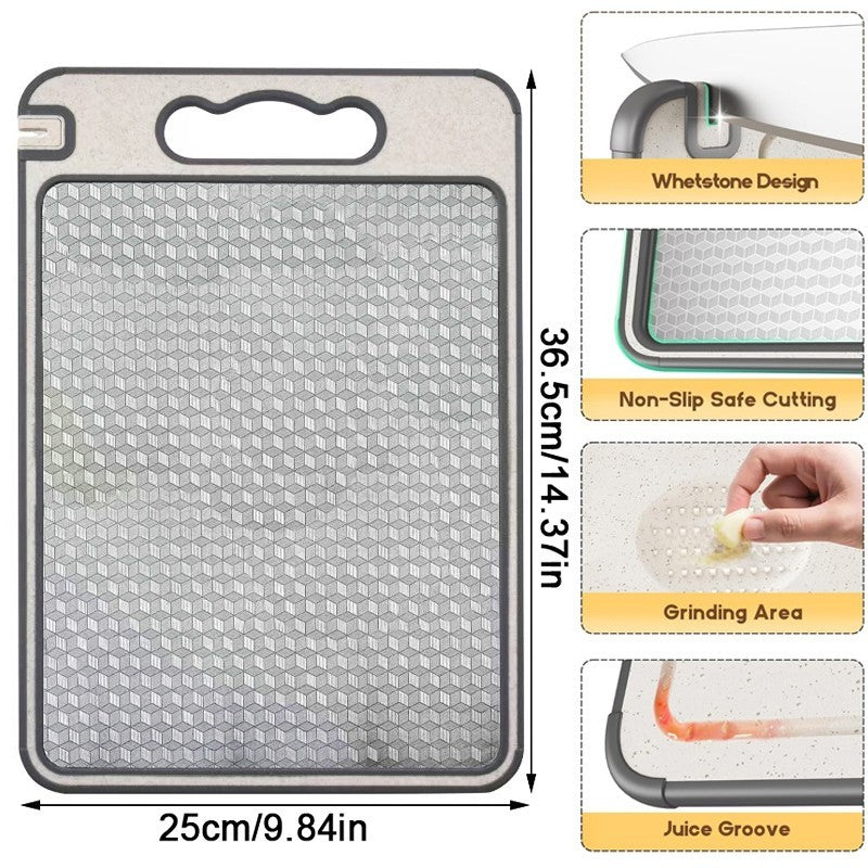 Titanium Cutting Board Double-Sided Titanium Chopping Boards for Kitchen Camping