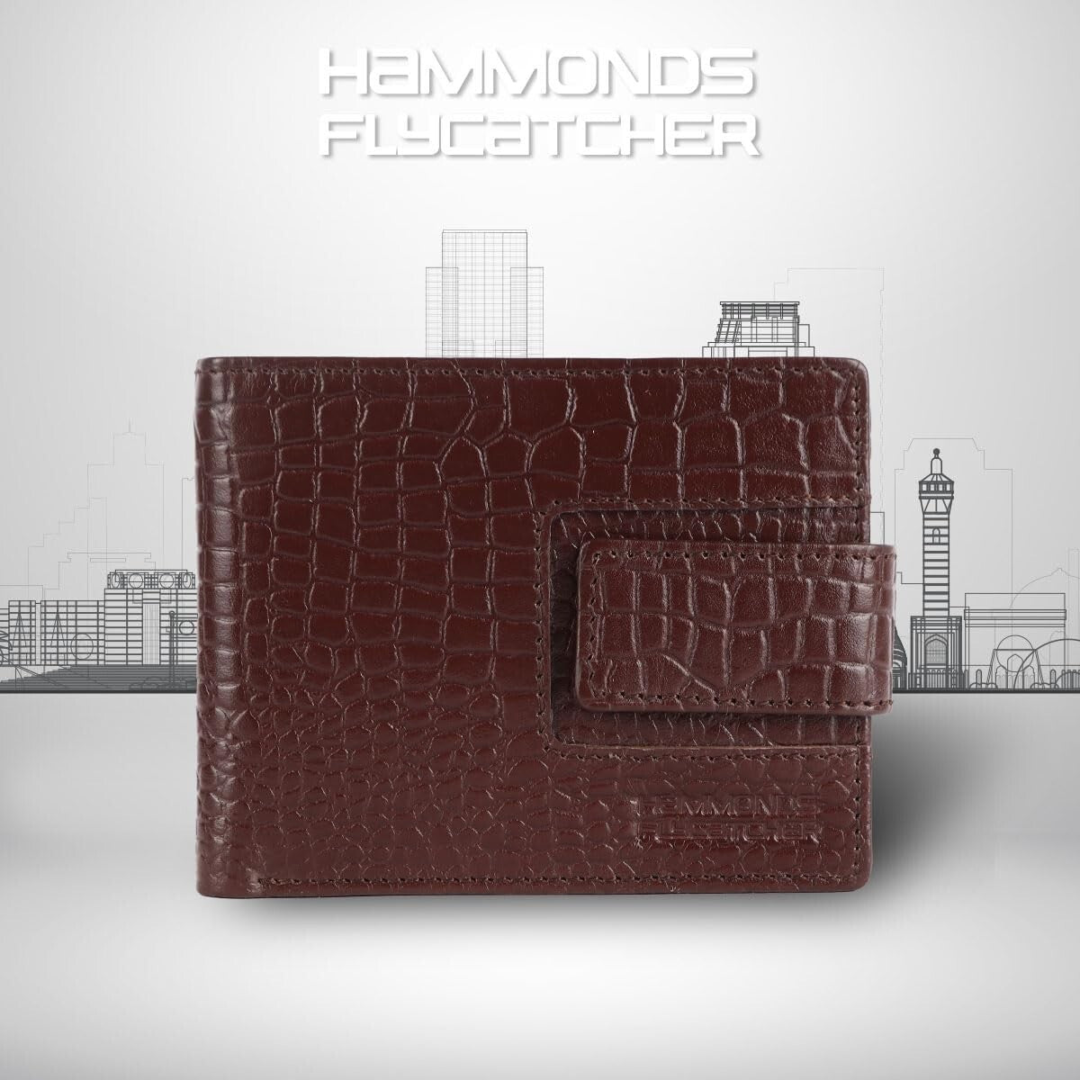 Brand New Authentic RFID Protected BrownBI-Fold Genuine Leather Mens Wallet