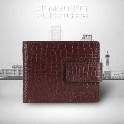 Brand New Authentic RFID Protected BrownBI-Fold Genuine Leather Mens Wallet
