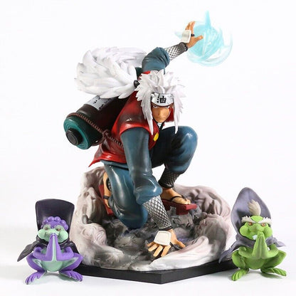 Anime Naruto Jiraiya Shima Fukasaku PVC Action Figure Model Toy Statue Doll Gift
