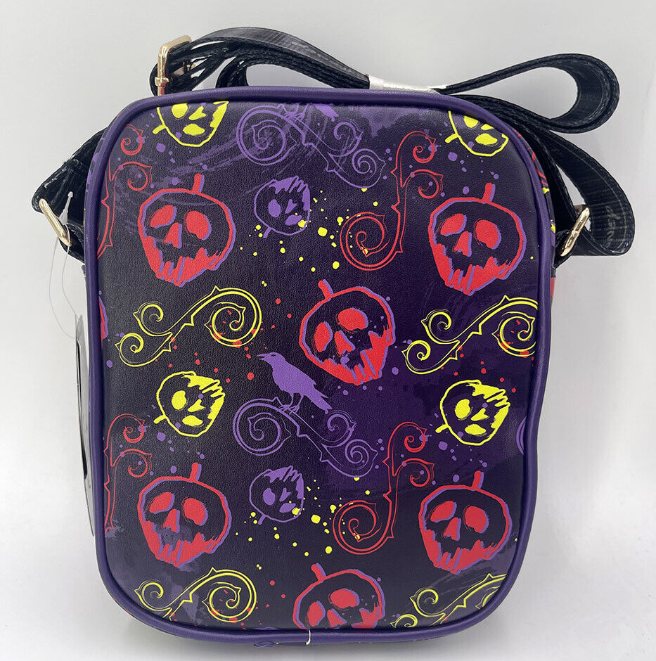 Disney Villains RUZ Black Crossbody Bag 8.5" Lady Purse Side Bag Evil Queen