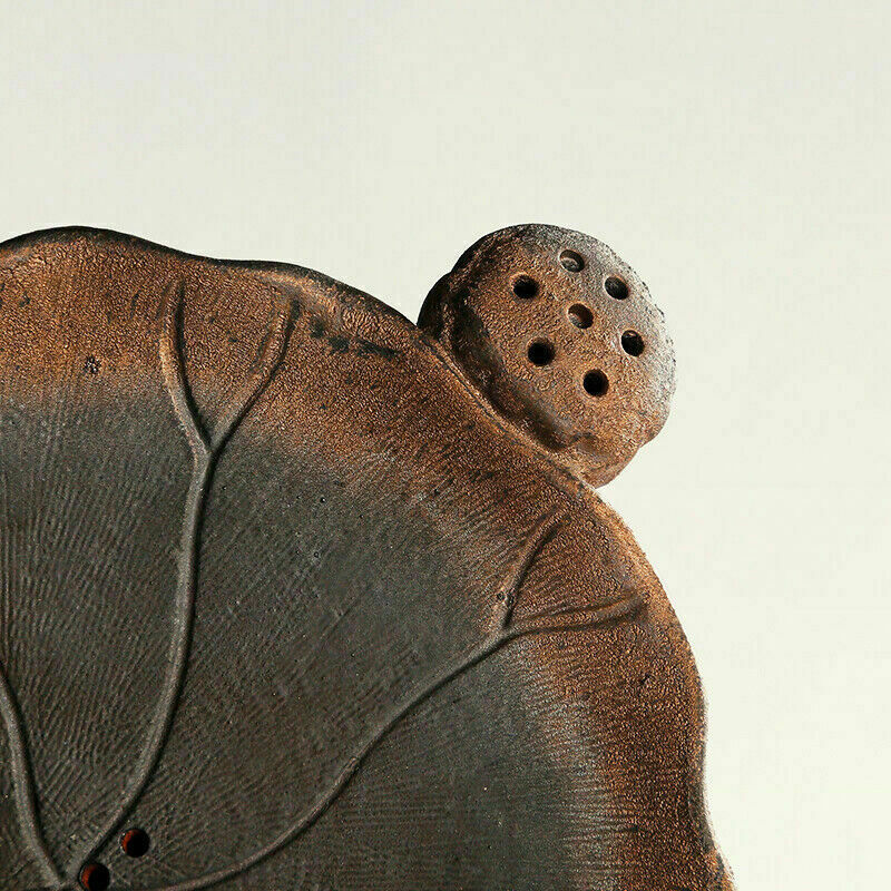 Pottery Holder For Tea Pot Reservoir Plate Antique Style Crude Pottery Round New