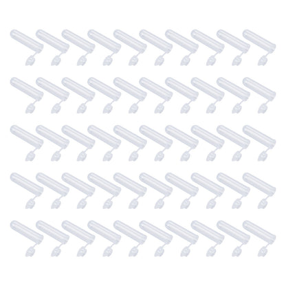 50x 5ml Plastic Centrifuge Lab Test Tube Vial Sample Container Bottle with Cap F