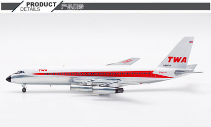 1:200 InFlight TWA Convair CV-880 Passenger Airplane Diecast Aircraft Model