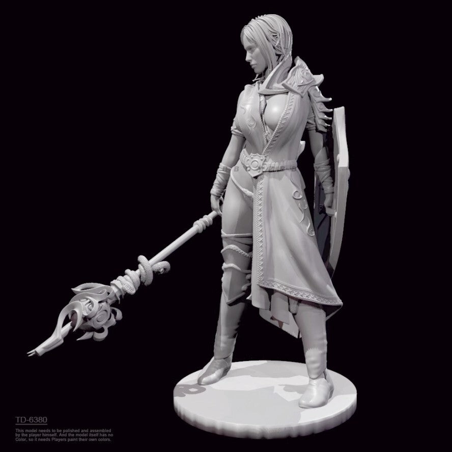 1/24 resin figure model Battle goddess 3D printing unassembled unpainted