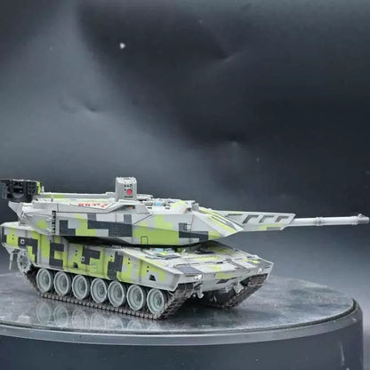 Sanrong 1/72 German KF51 Main Battle Tank+Cruise Missile Painted Finished Model