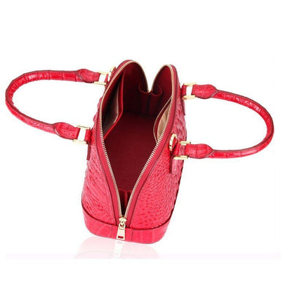 Handbag Leather Shoulder Bags Cowhide Tote Crocodile Pattern Genuine Leather Bag