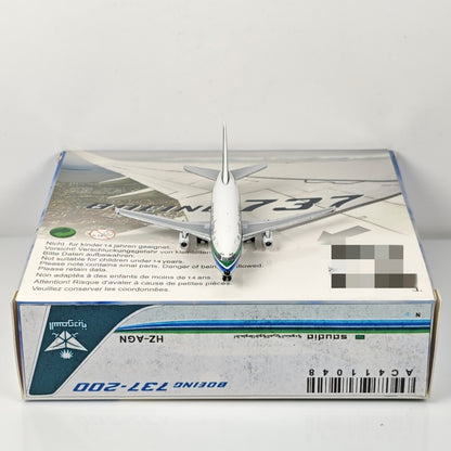 1:400 Aeroclassics Saudia Boeing 737-200 HZ-AGN Passenger Plane Diecast Model
