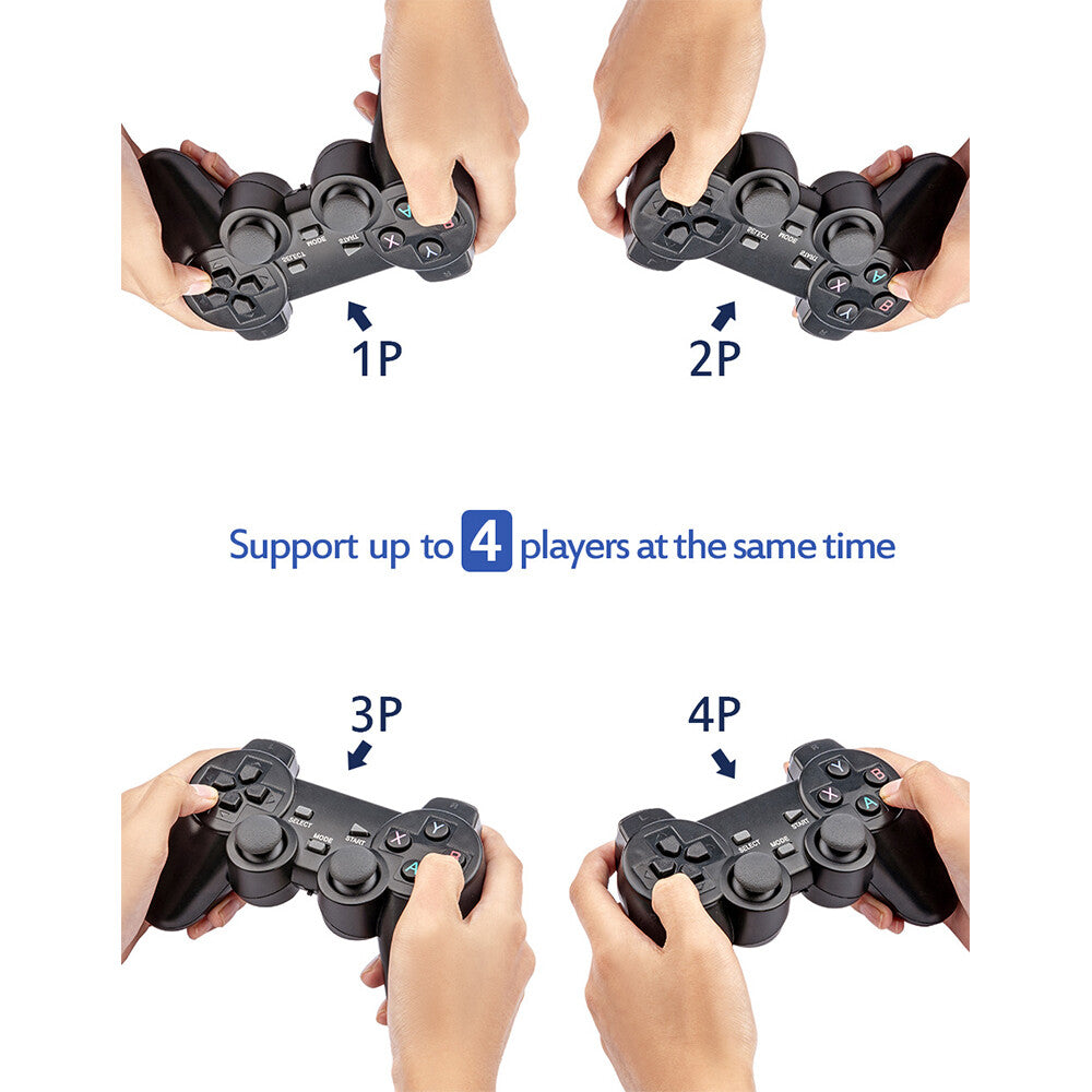 Super Game Console X Pro Retro Video Games WiFi 4k HD TV 2 Controllers family