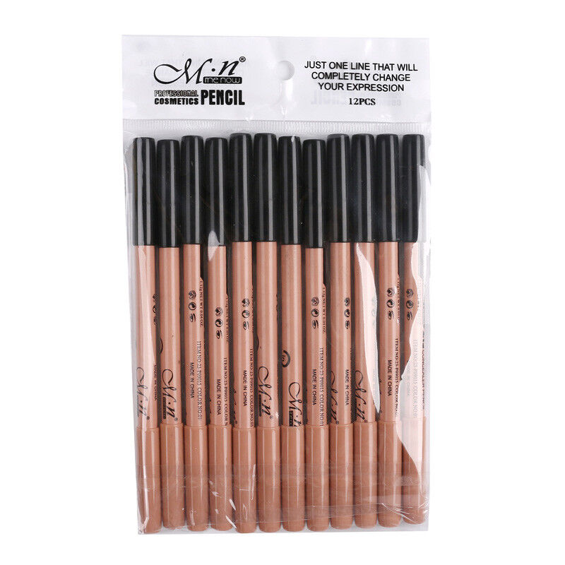 MENOW 12PCS Concealer & eyebrow Pencils 2 in 1 Makeup Set Two-head Professional