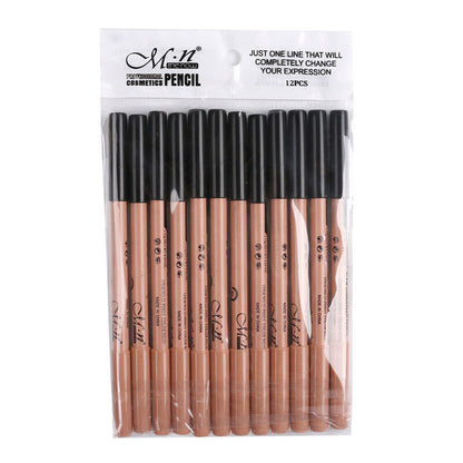 MENOW 12PCS Concealer & eyebrow Pencils 2 in 1 Makeup Set Two-head Professional