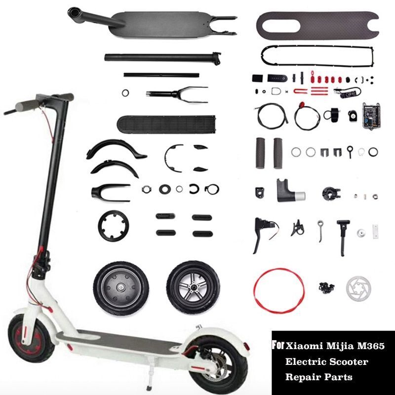 Electric Scooter Parts Fender Kickstand Light Dashboard Disc Brakes Repair Part