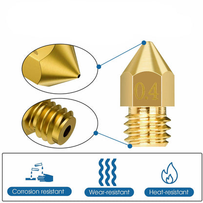 Brass Stainless Steel Printer Nozzles Nozzle Cleaning Needles Accessories Kit