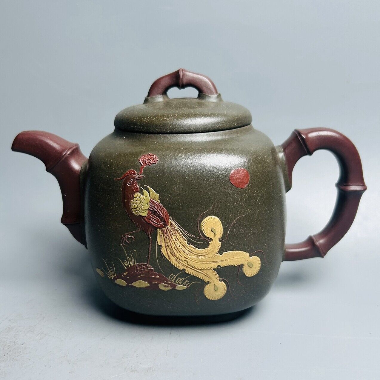 Vintage Chinese Yixing Purple Clay Teapot Zisha Ceremony Teaware Collection Rare