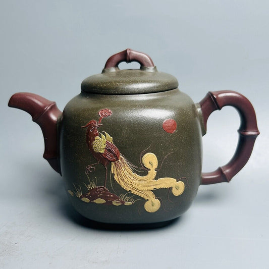 Vintage Chinese Yixing Purple Clay Teapot Zisha Ceremony Teaware Collection Rare