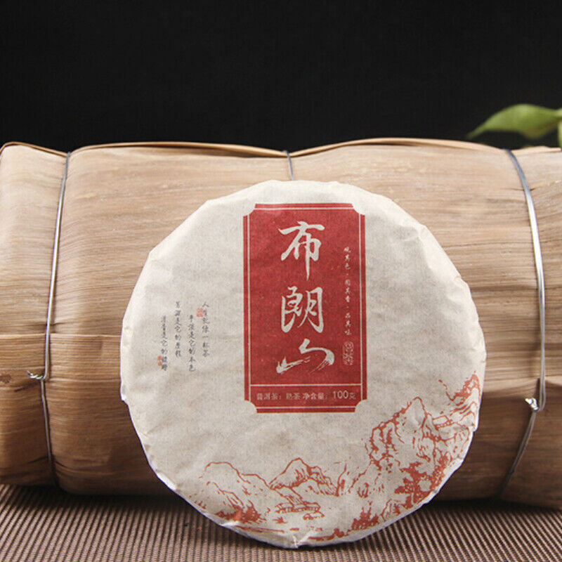 Yunnan Organic Ripe Puer Tea Ancient Tree Puer Black Tea Pressed Tea Cake100g