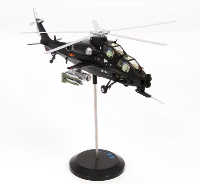 1:48 34CM Terebo China Armed Z-10 Helicopter Airplane Diecast Aircraft Model