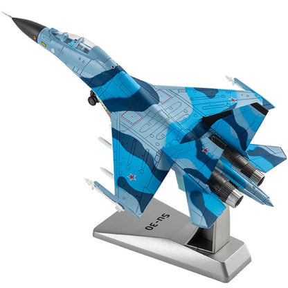 1/100 Scale Russian Air Force SU-30MKK Fighter Plane Aircraft Model Display