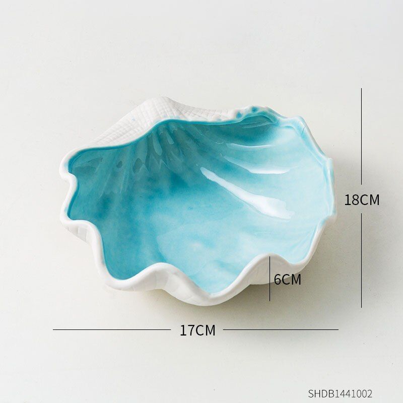 Ceramic Shell Storage Storage Modern Home Decoration Living Room Bedroom Desktop