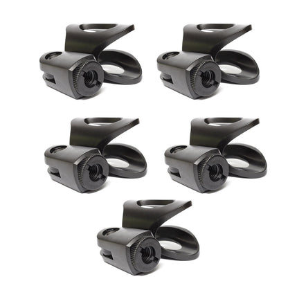 5PCS Universal Microphone Clips Clamp Holder Kit For Wired / Wireless Mic Stand