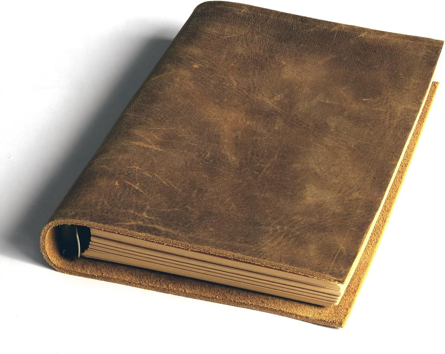 Vintage Leather Journal Notebook Refillable Durable A6 Binder Diary Planner Gift