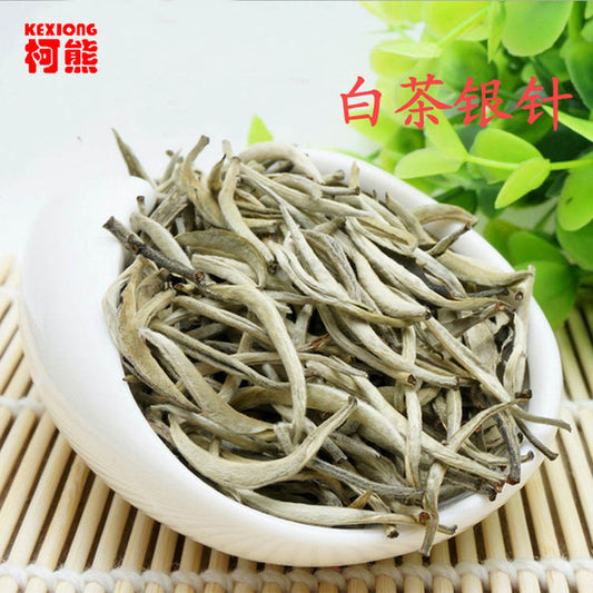 Silver Needle White Tea Baihao Yinzhen Chinese Premium White Tea Loose Leaf 100g