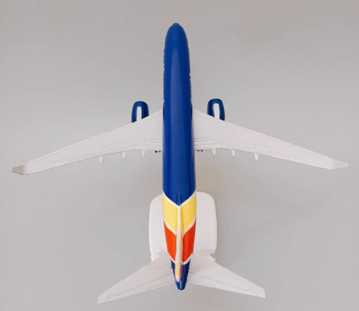 20CM Southwest BOEING 737-800 Passenger Airplane Diecast Aircraft Plane Model