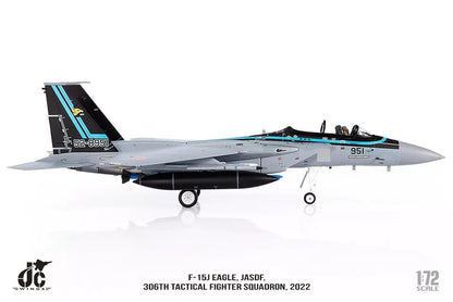 1:72 JC Wings F-15J EAGLE,JASDF306TH TACTICAL FIGHTER SQUADRON Diecast Model