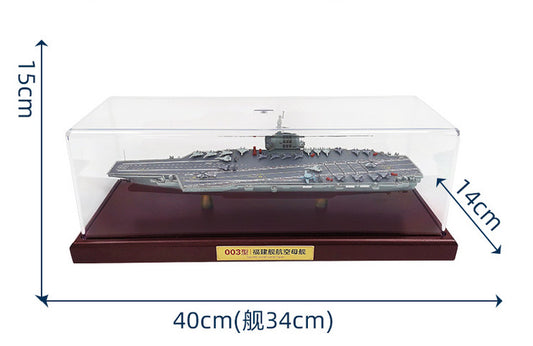 1:1000 40CM Fujian 003 Aircraft Carrier #18 Warship Diecast Battle ship Model
