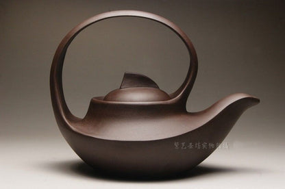 500cc Chinese Yixing Handmade Ti Liang Hu Qu Hu Tea Pot Zisha Teapot Zi Ni