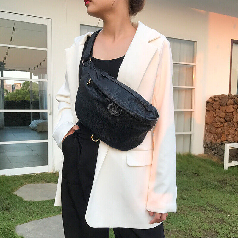 Women Crossbody Bag Soft Artificial Leather Shoulder Bag Messenger Bag Pack