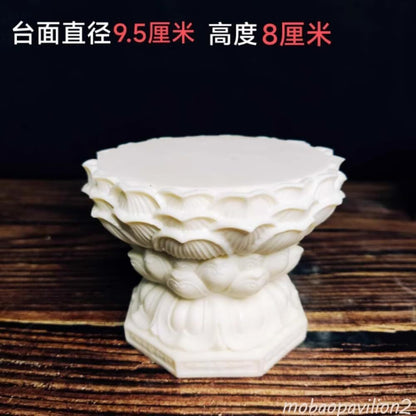 9.5cm Buddha Statue Lotus Base Buddha Utensils Living Room Decoration