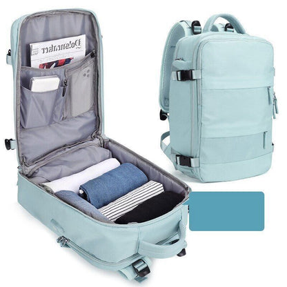 Women Laptop Backpack USB Charging School Backpack Shoe Bag Travel Backpack