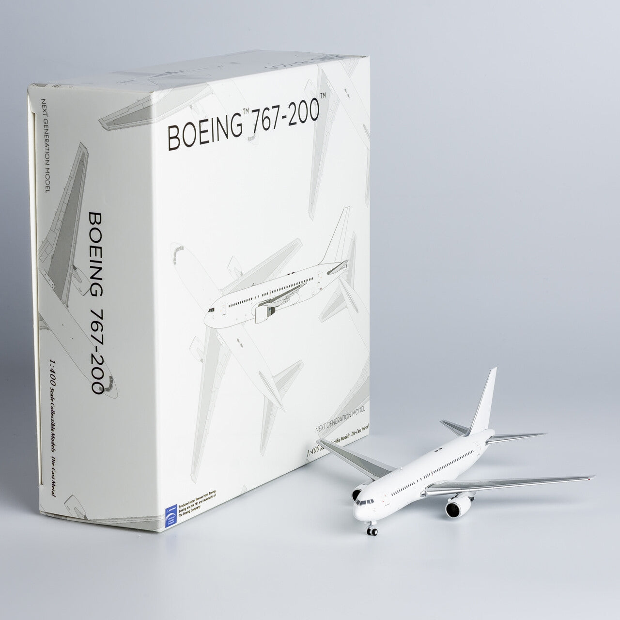 1:400 NG Model Blank BOEING 767-200 Passenger Airplane Diecast Aircraft Model