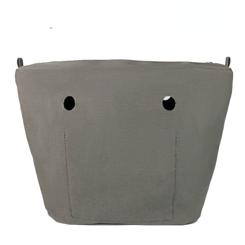 Waterproof Insert Inner Lining Zipper Pocket Bag Handbag Silicone Package Canvas
