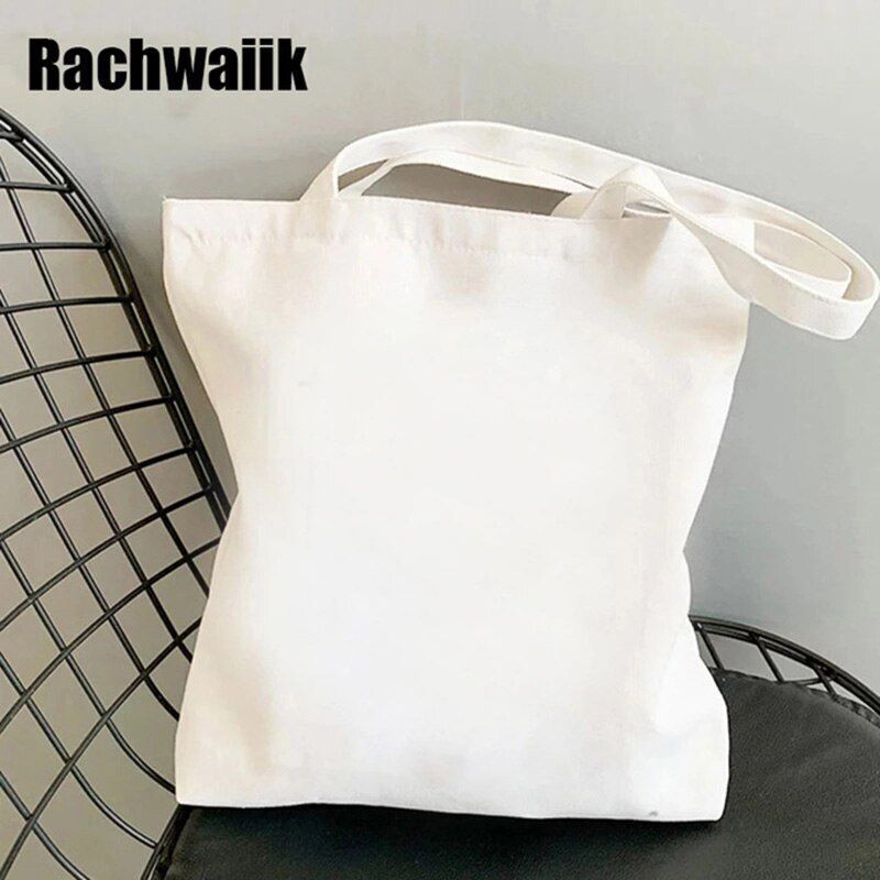 Shopping Bag Graphic Tote Purse Canvas Shoulder Bag Eco Large-capacity Polyester