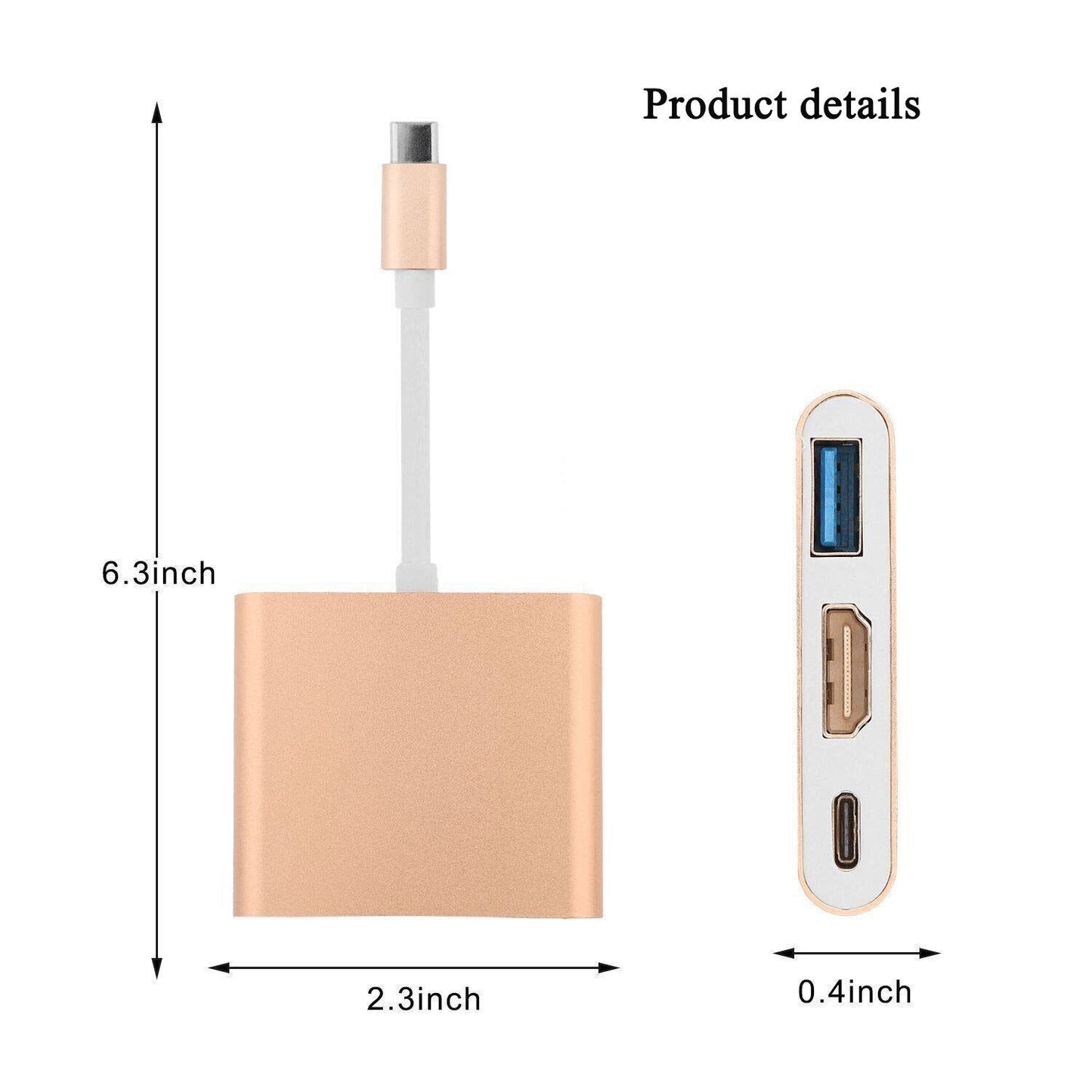Type C to HDMI HDTV TV Adapter Cable For Galaxy S20 S21 S22 S23 Ultra Note10+ 5G