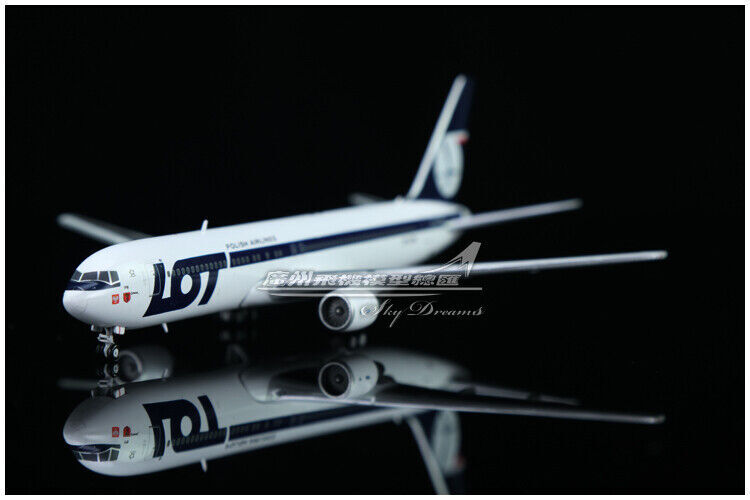 1:400 JC Wings LOT BOEING 767-300ER Passenger Airplane Diecast Aircraft Model