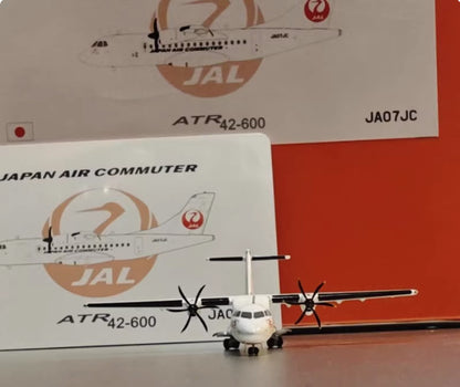 1:400 JC Wings Japan Air Commuter ATR 42-600 JA07JC Diecast Aircraft Model