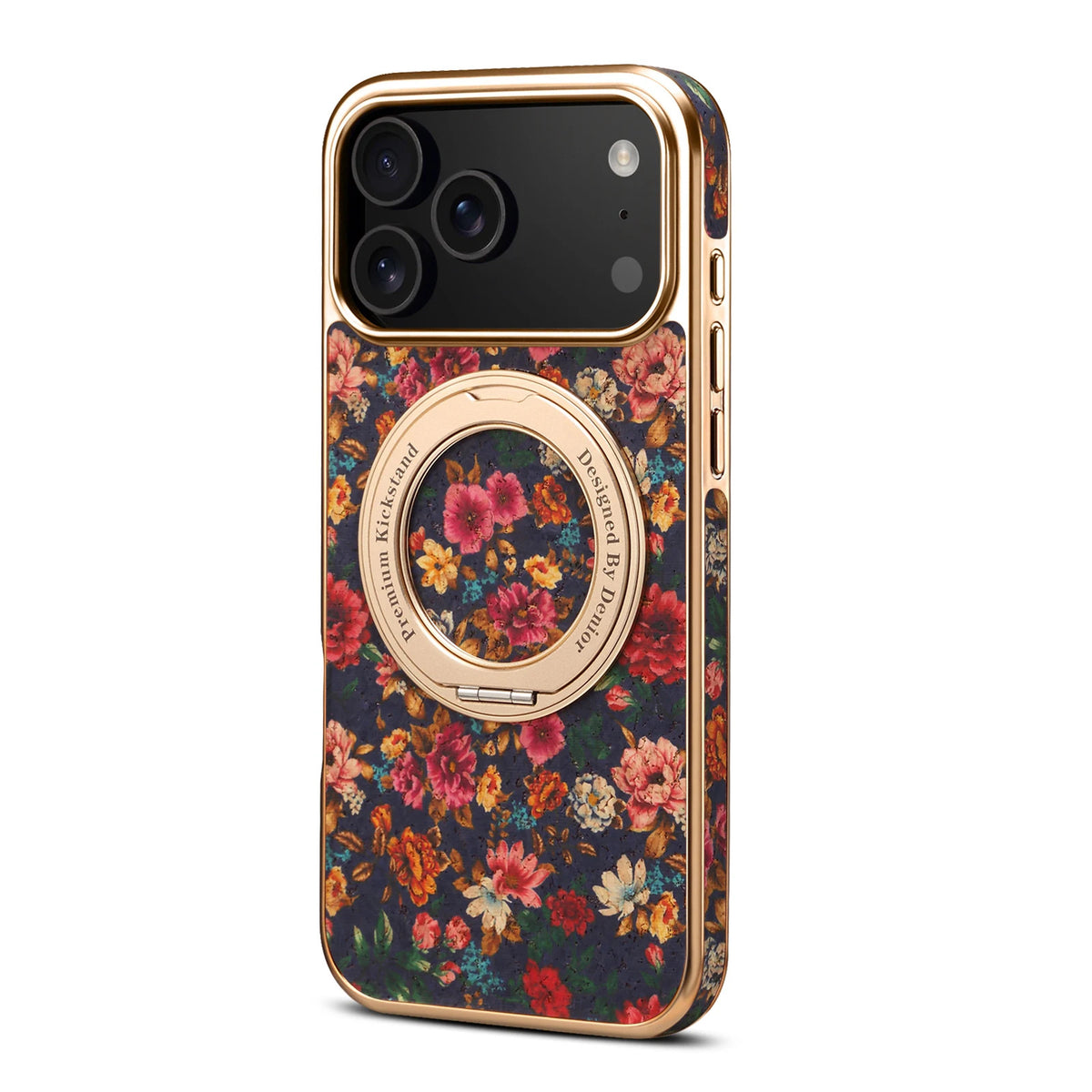 Flower Kickstand Cellphone Cases Magnetic 360° Phone Case for iPhone17promax/16