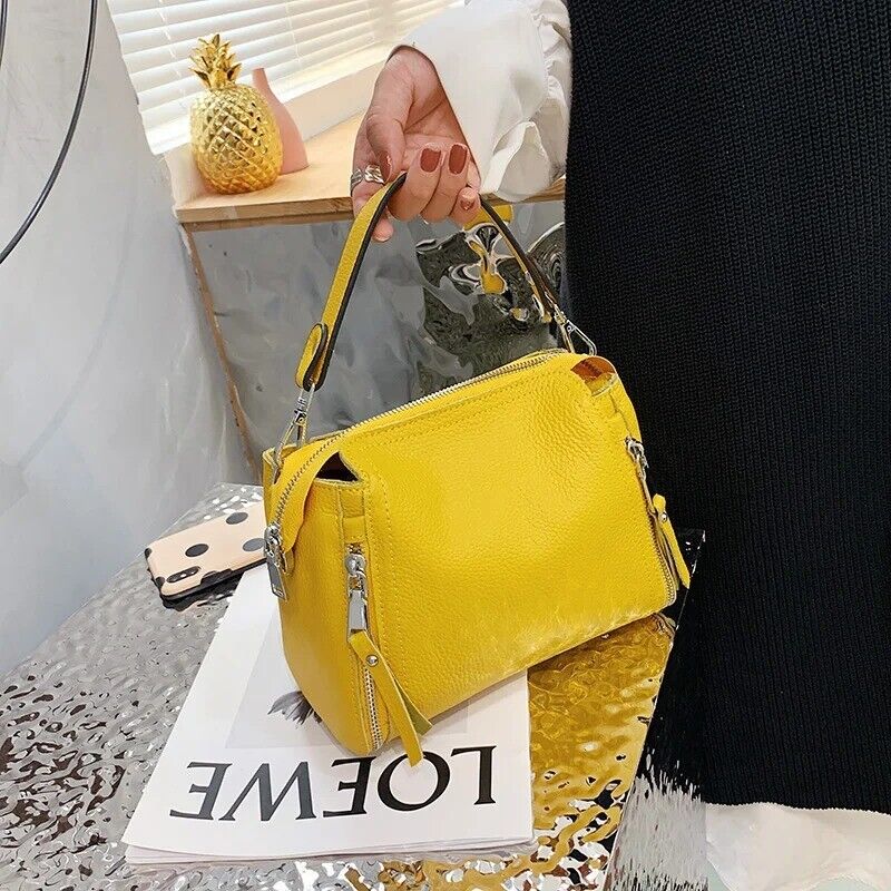 Women Genuine Leather Bag Crossbody Shoulder Purse