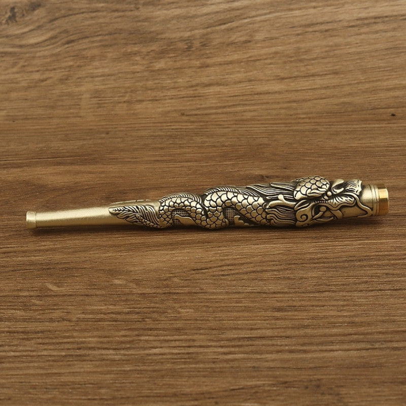 Brass Smoking Pipe Cigarette Filter Reusable Circulating filter cigarette Holder