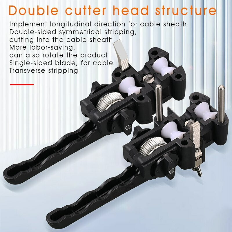 Fiber Optic Stripper Longitudinal Cable Jacket Slitter Sheath Opening Cutter