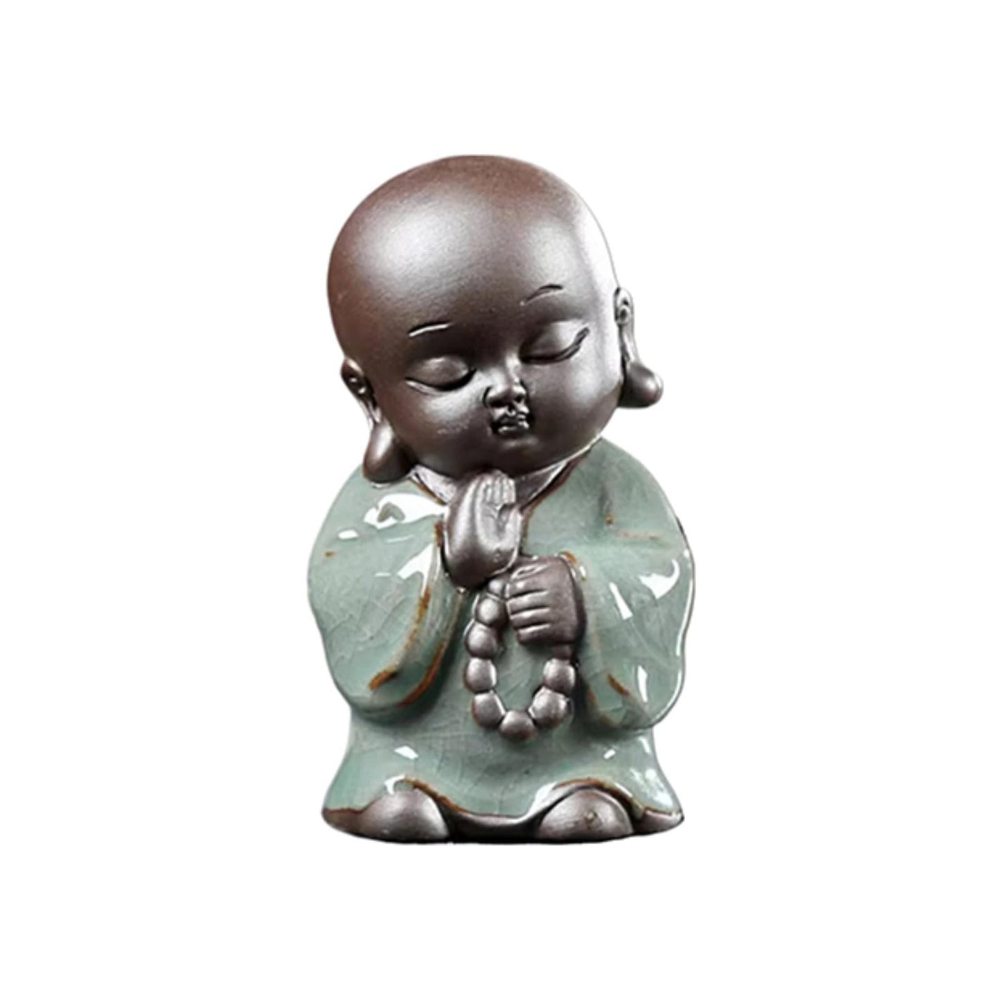 Chinese Little Monk Purple Sands Tea Pet 8cm Tea Play Decoration Tea Ceremony