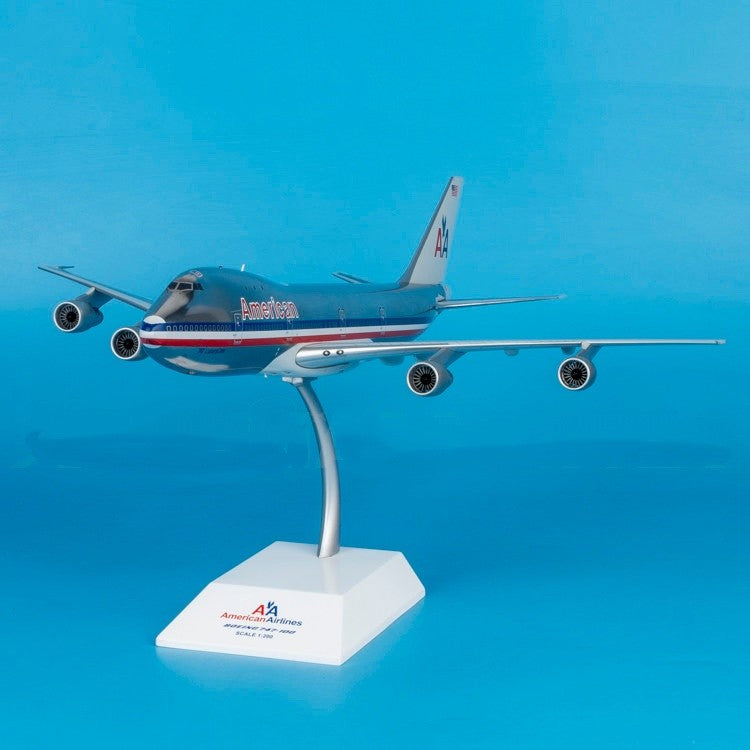 1:200 JC Wings American Airlines Boeing 747-100 Airplane Diecast Aircraft Model