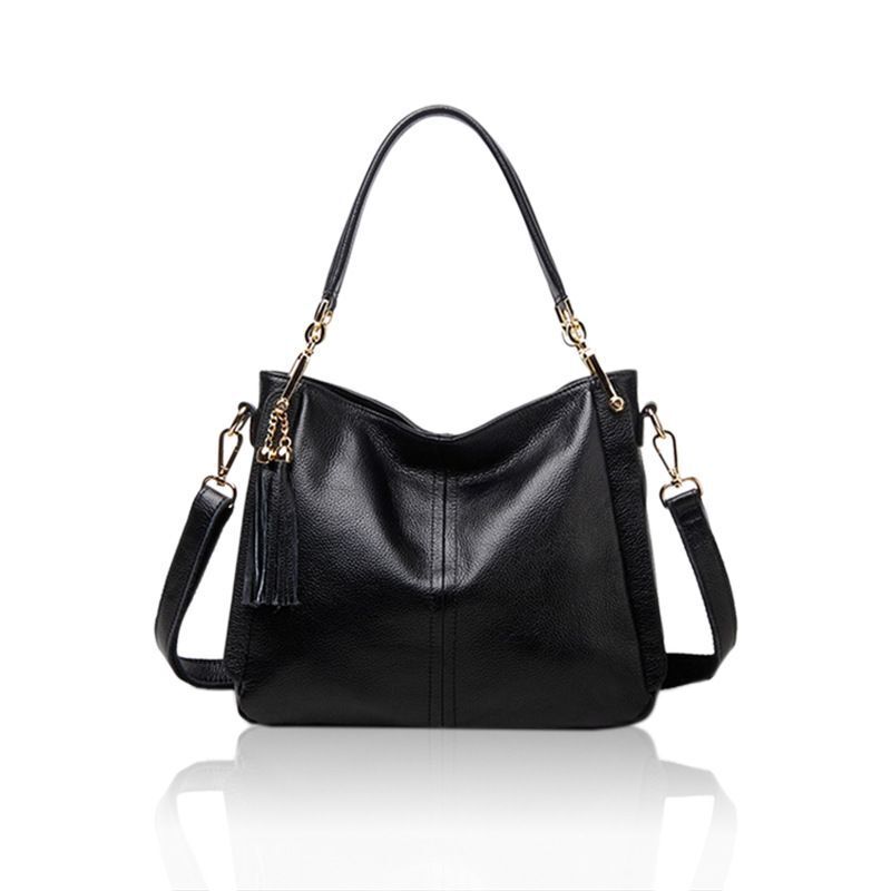 Luxury Handbag Small Square Bag Genuine Leather Tassel Style Sling Bag Traveling